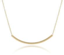 Load image into Gallery viewer, 16&quot; Necklace Gold Bliss Bar Smooth