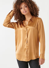 Load image into Gallery viewer, Classic Satin Button Blouse