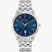 Load image into Gallery viewer, Blue Dial Stainless Steel Men&#39;s Watch