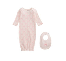 Load image into Gallery viewer, Bow Print Sleeper Gown Set
