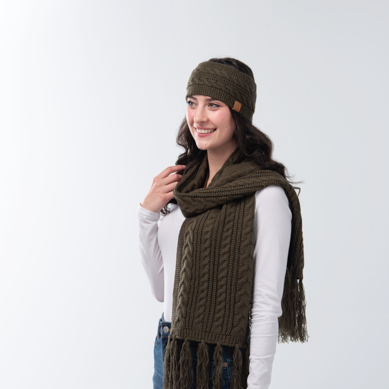 Wilderness Cable Knit Headband