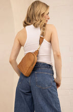 Load image into Gallery viewer, Ellen Vegan Guitar Strap Sling Bag - Caramel