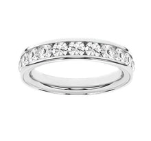 Load image into Gallery viewer, Channel Set Wedding Band (Round)