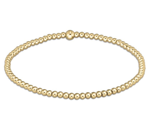 Classic Gold 2.5mm Bead Bracelet