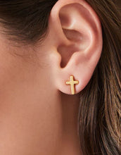 Load image into Gallery viewer, Cross Stud Earrings