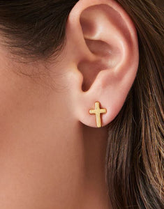 Cross Stud Earrings