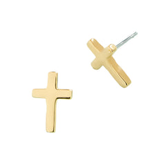 Load image into Gallery viewer, Cross Stud Earrings