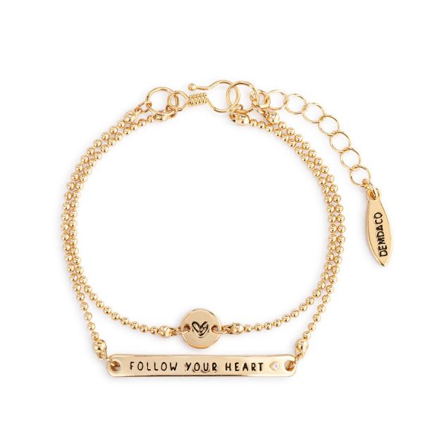 Follow Your Heart Layered Bracelet