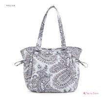 Load image into Gallery viewer, Glenna Satchel Soft Sky Paisley
