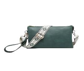 Izzy Crossbody- Dark Green