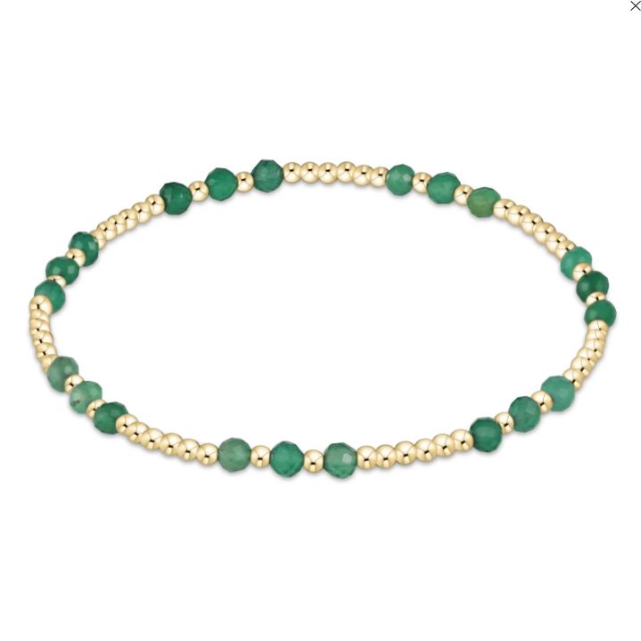Gold Joy 2mm - Green Onyx
