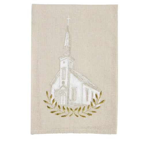 Church Painted Towel