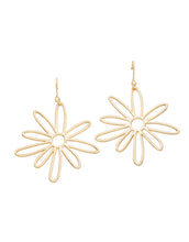Load image into Gallery viewer, Happy Daisy Earrings Gold