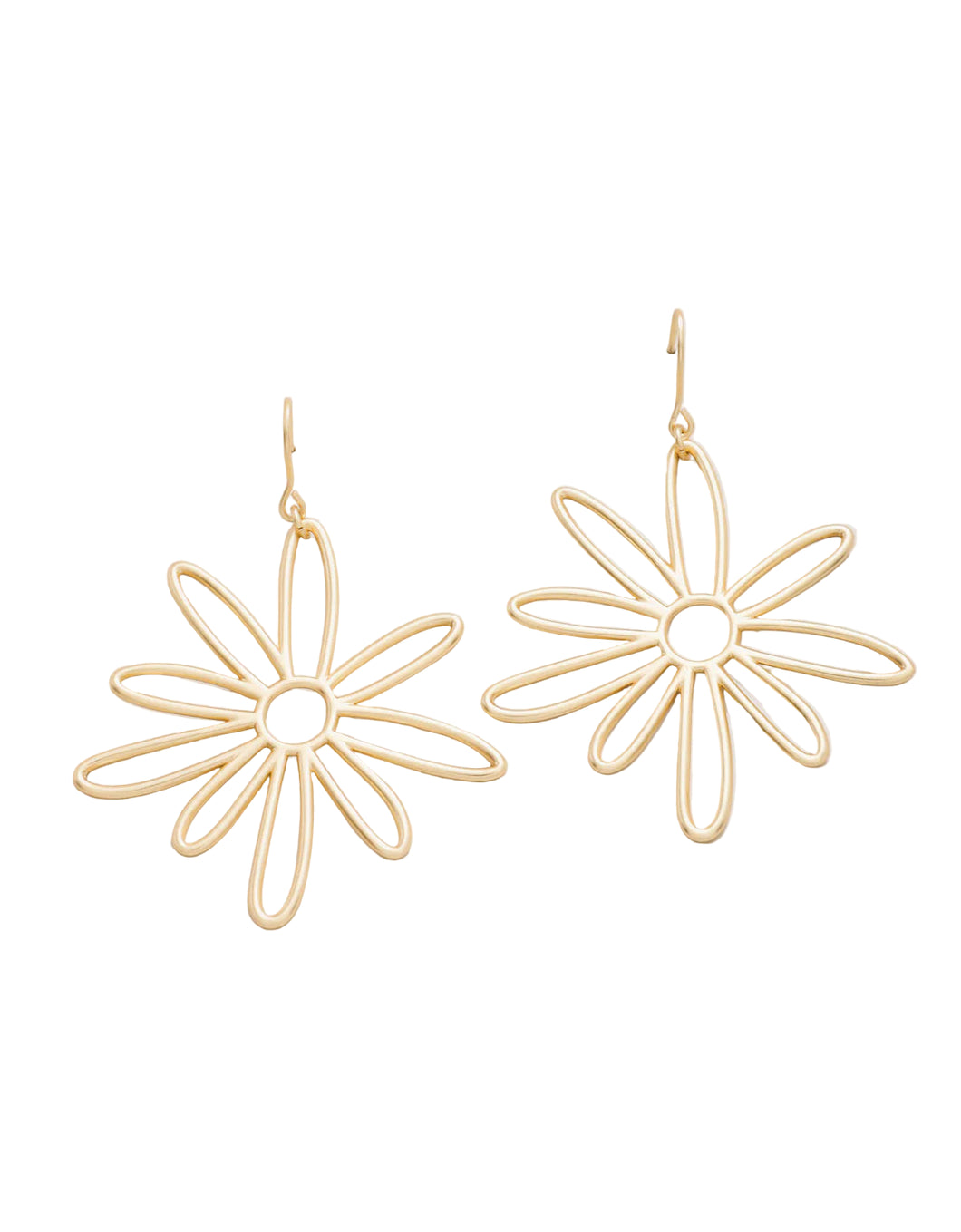 Happy Daisy Earrings Gold