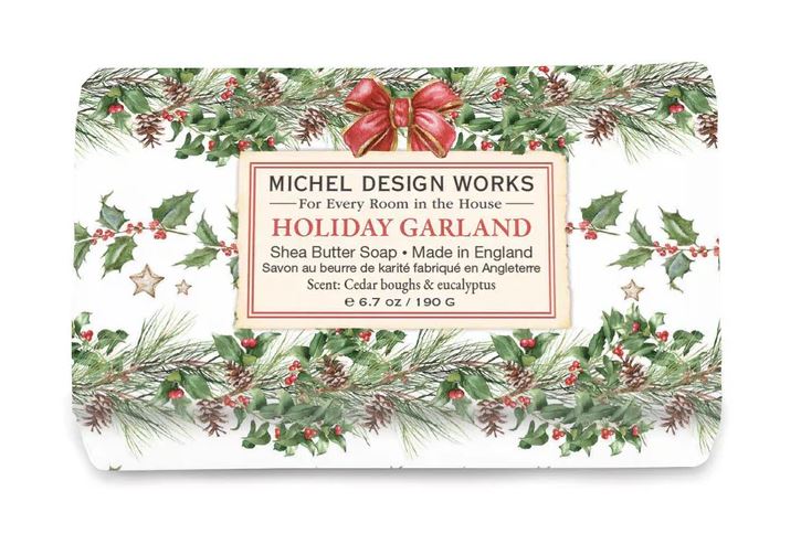 Holiday Garland Large Bath Soap