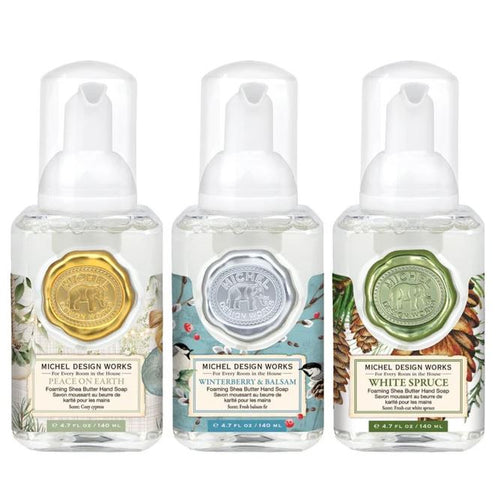 Happy Holidays Mini Foaming Hand Soap - 3 Asst.