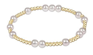 Pearl Hope Unwritten Pattern 6mm Bead Bracelet