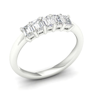 Emerald Cut 5-Stone Band