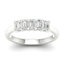 Load image into Gallery viewer, Emerald Cut 5-Stone Band