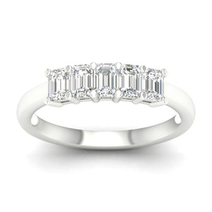 Emerald Cut 5-Stone Band