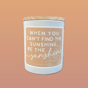 Be the Sunshine Candle