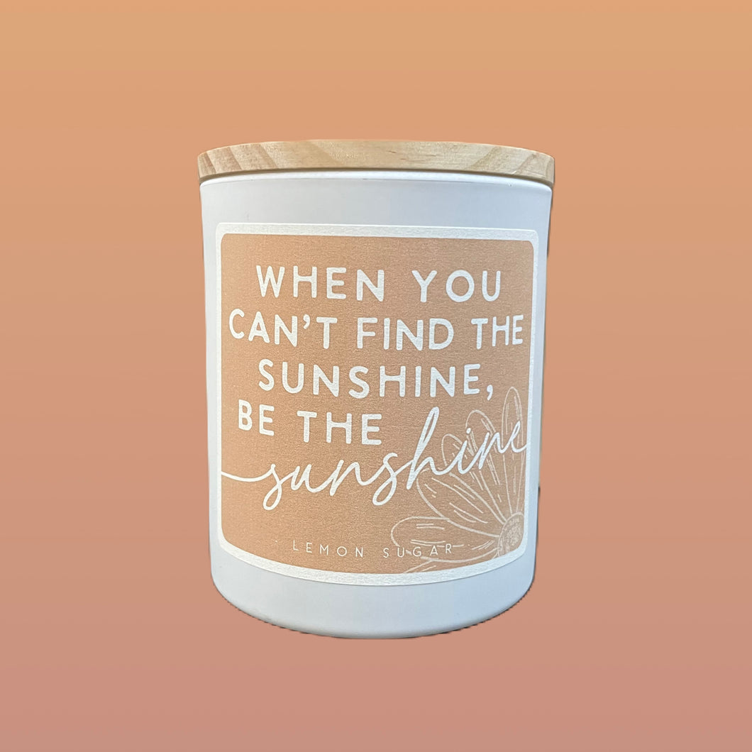 Be the Sunshine Candle