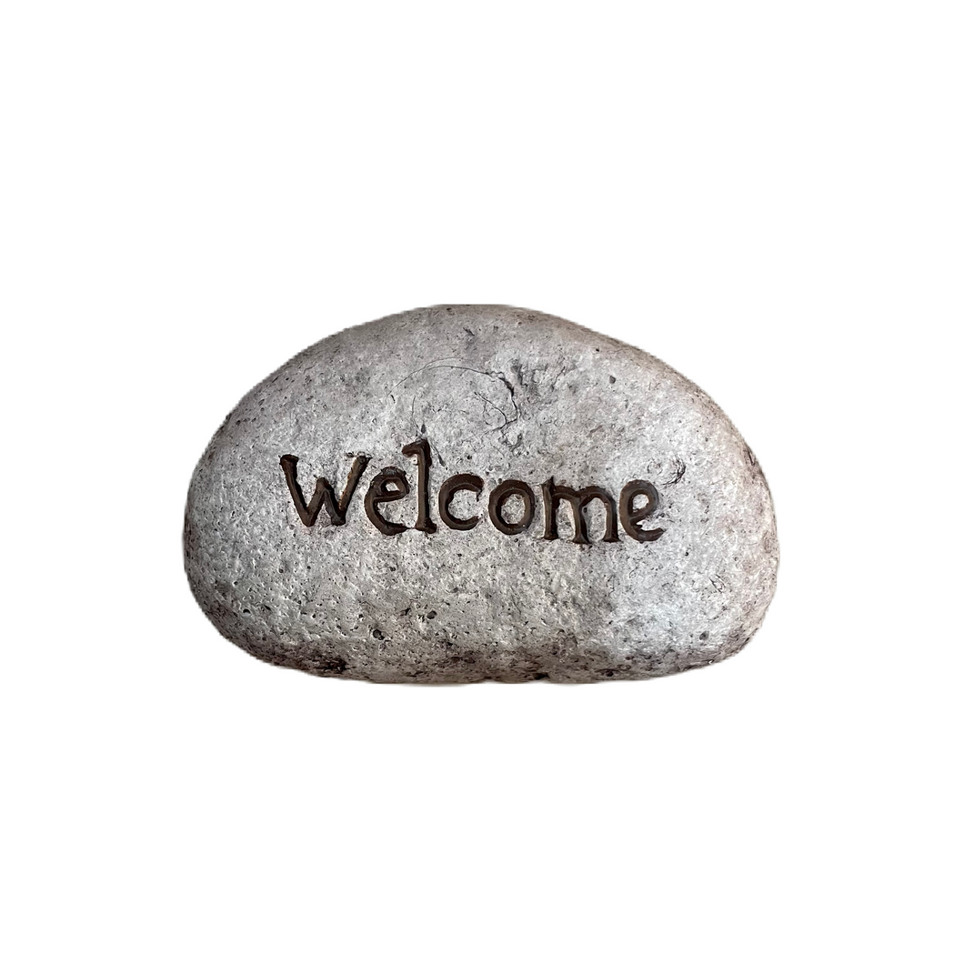 Recycled Paper Welcome Stone
