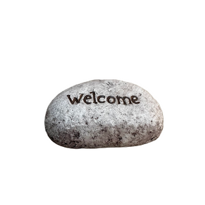 Recycled Paper Welcome Stone