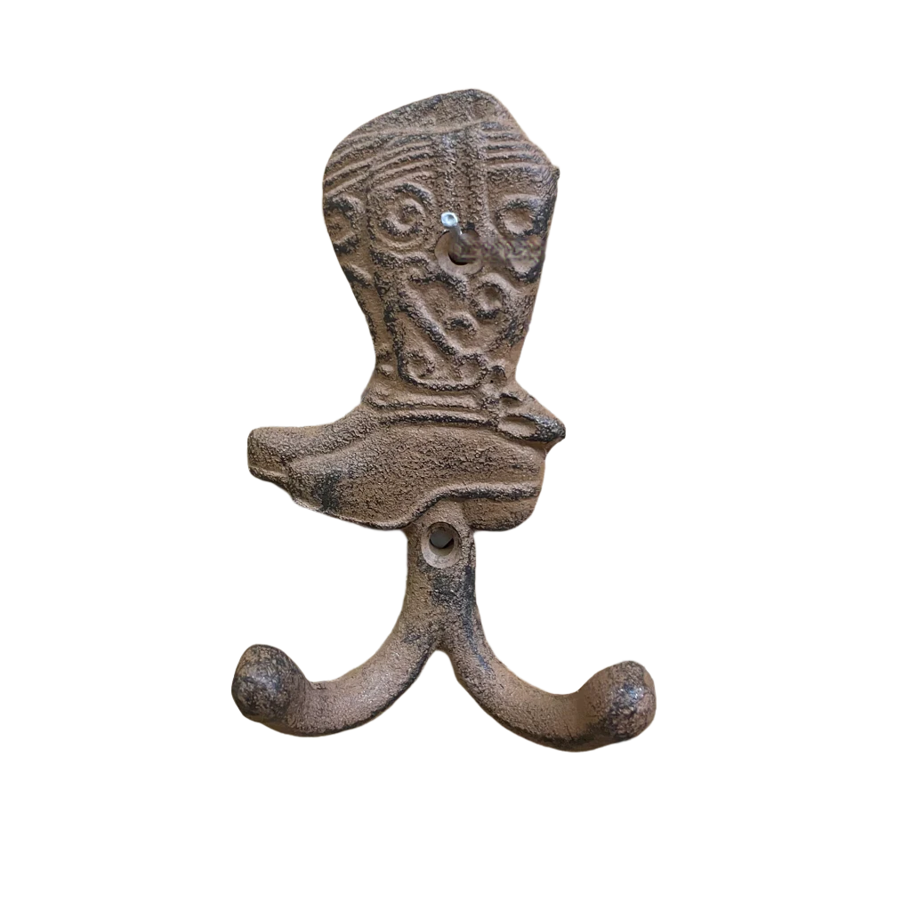 Western Boot Iron Double Hook