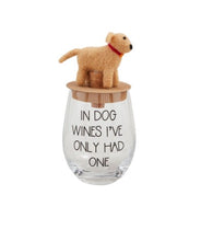 Load image into Gallery viewer, In Dog Wines Glass Topper Set
