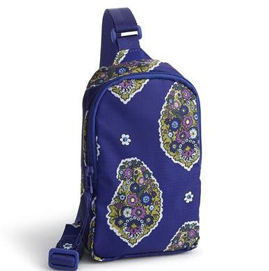 Kew Gardens Blue Small Lorman Sling Backpack