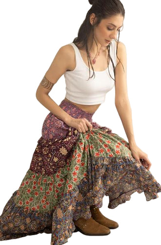 Kismet Patchplay Skirt in Mix-Match Print