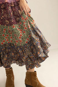 Kismet Patchplay Skirt in Mix-Match Print