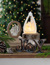 Load image into Gallery viewer, Log Nativity Figurine