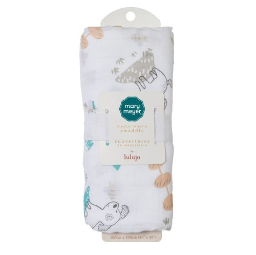 Sparky Puppy Lulujo Cotton Swaddle