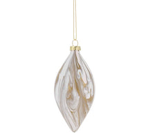 Load image into Gallery viewer, Marbleized Holiday  Ornament - 3 Asst.