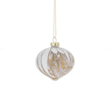 Load image into Gallery viewer, Marbleized Holiday  Ornament - 3 Asst.