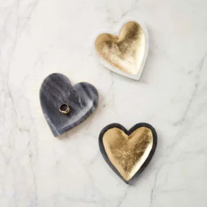 Marble Heart Trinket Dish