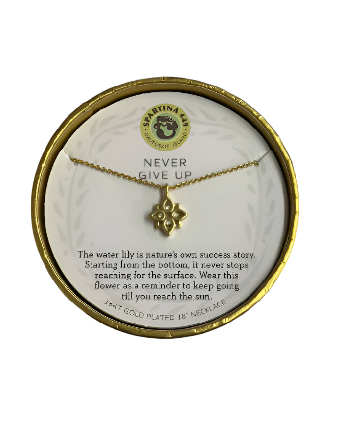 Sea La Vie Never Give Up Necklace