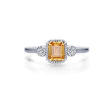 Load image into Gallery viewer, Square November Birthstone Ring