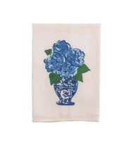 Load image into Gallery viewer, Painted Hydrangea Towel