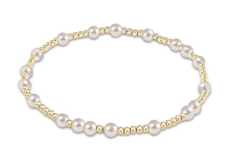 Pearl Hope Unwritten Pattern 4mm Bead Bracelet