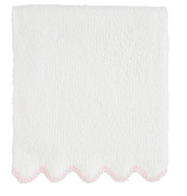 Load image into Gallery viewer, Pink Scallop Chenille Blanket