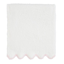 Load image into Gallery viewer, Pink Scallop Chenille Blanket