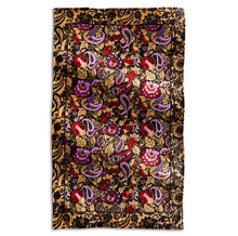 Load image into Gallery viewer, Midnight Paisley Plush Throw Blanket