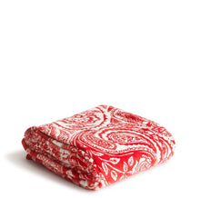 Load image into Gallery viewer, Paisley Key Plush Throw Blanket