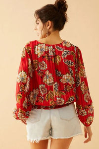Rylee River Peplum Top