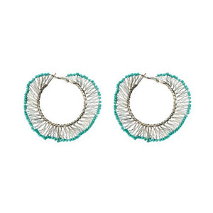 Loop Weaver Hoop Earrings