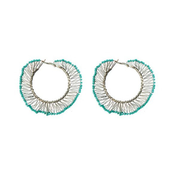 Loop Weaver Hoop Earrings