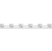 Load image into Gallery viewer, 4 ct Station Bracelet (Round)